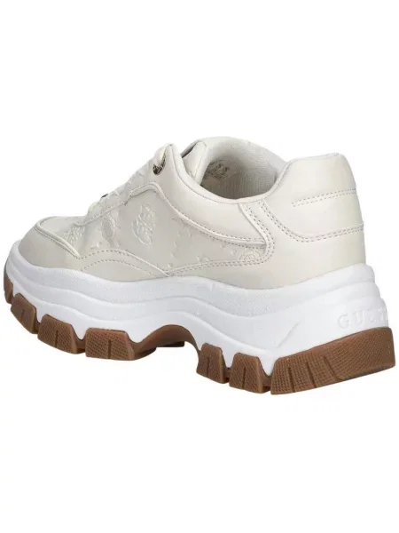 Sneakersy Guess FLFBRT Écru bílé