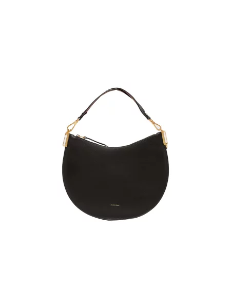 Coccinelle De piele geantă pe umăr SUNUP negru