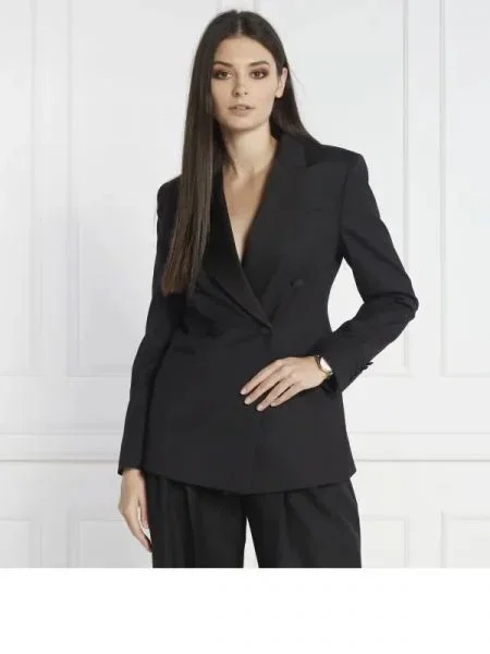 BOSS BLACK De lână sacou Jatuxa negru