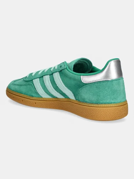 Замшевые кроссовки Adidas Originals зеленые