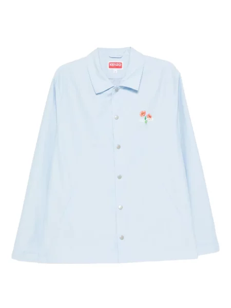 Cămașă Kenzo cu model floral cu imagine albastru