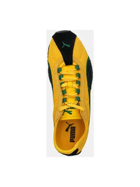 Trampki Puma w miejskim stylu skórzane żółte