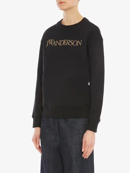 Hanorac Jw Anderson cu autograf negru