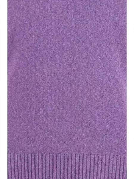 Pulover Brooksfield cu decolteu rotund violet