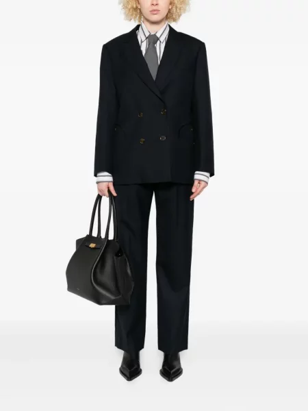 Pantaloni Blazé Milano de lână albastru