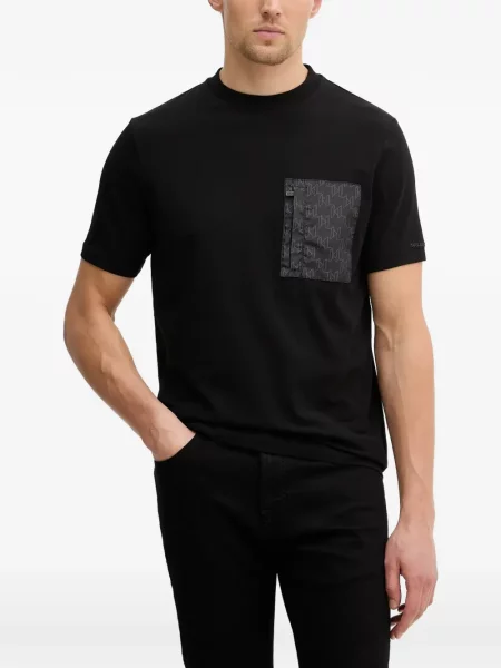 Tricou Karl Lagerfeld cu autograf negru