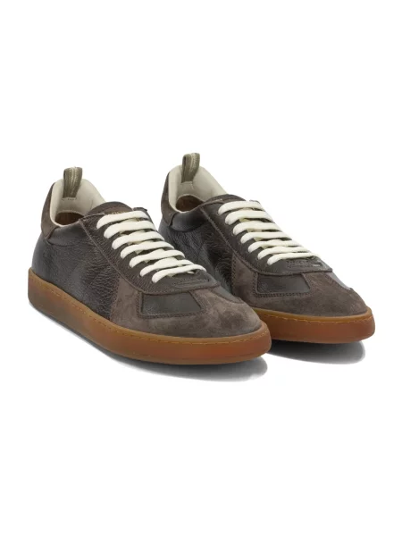 Sneakersy Officine Creative skórzane brązowe