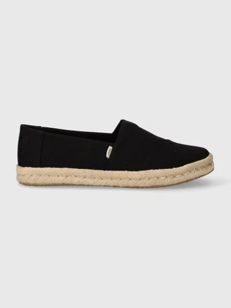 Espadrilky Toms Alpargata Rope čierna