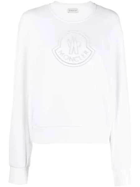 Hanorac Moncler cu imagine alb