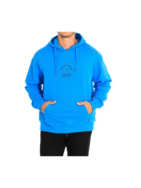 Bluza z kapturem La Martina z kapturem niebieska