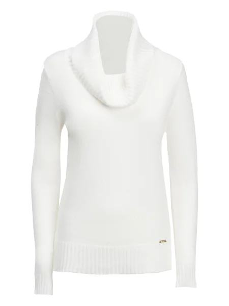 Influencer Pulover alb