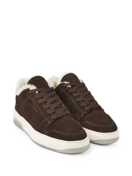 Sneakerși Nubikk cu blană maro
