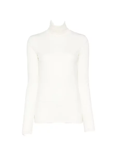 Lung top Jil Sander alb