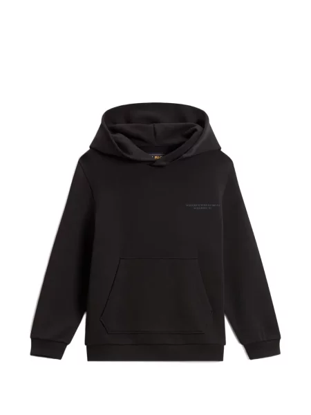 Dětska mikina s kapucí Woolrich černá