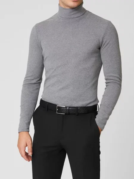 Водолазка KAZKOVA світло-сірий/меланж сіра