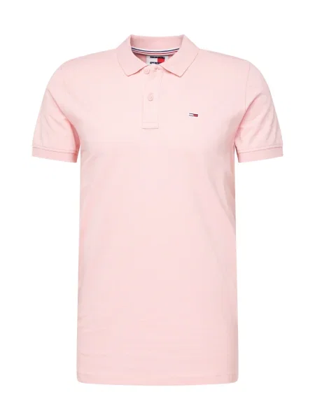 Polo majica Tommy Jeans roza