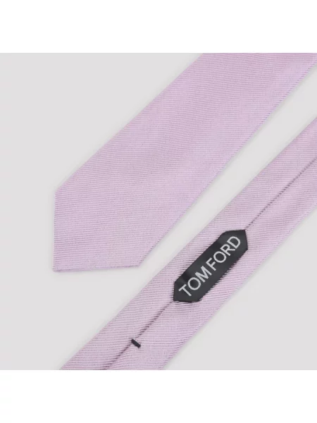 Krawat Tom Ford wiązany różowy