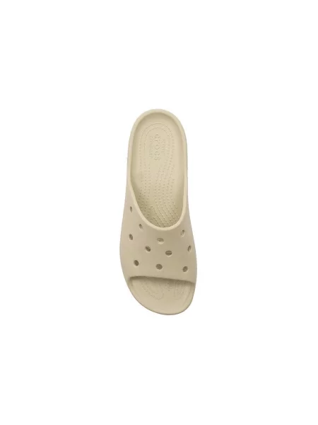Klasične natikače Crocs s platformom bež