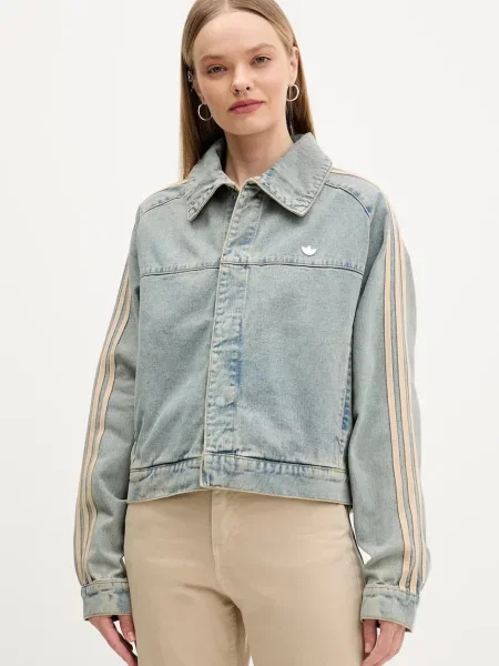Kurtka jeansowa Adidas Originals niebieska