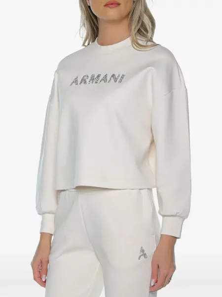 Hanorac Armani Exchange cu autograf alb