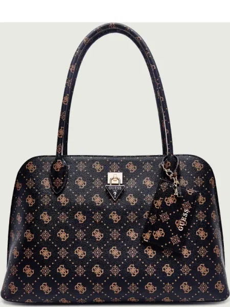 Guess Geantă shopper + borsetă PATSIE negru