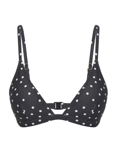 Trendyol Sutien costum de baie negru alb