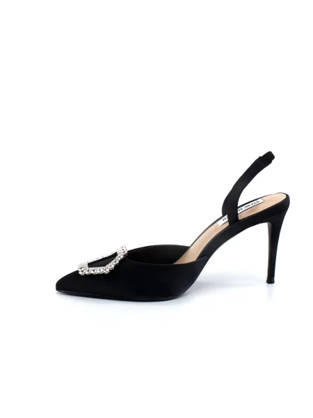 Czółenka Steve Madden skórzana czarna