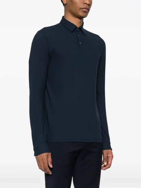 Tricou polo Zanone albastru