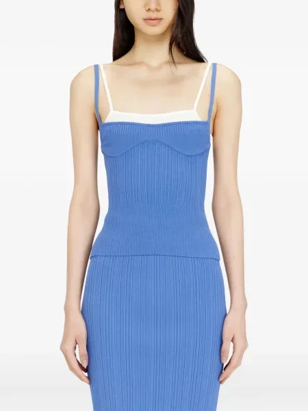 Top Diesel tricotate albastru