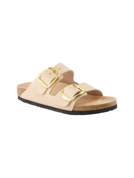 Pantofi Birkenstock cu cataramă bej