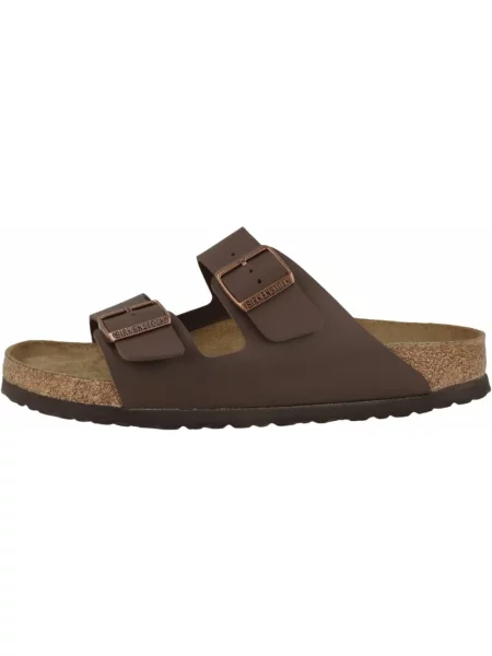 Klapki Birkenstock brązowe