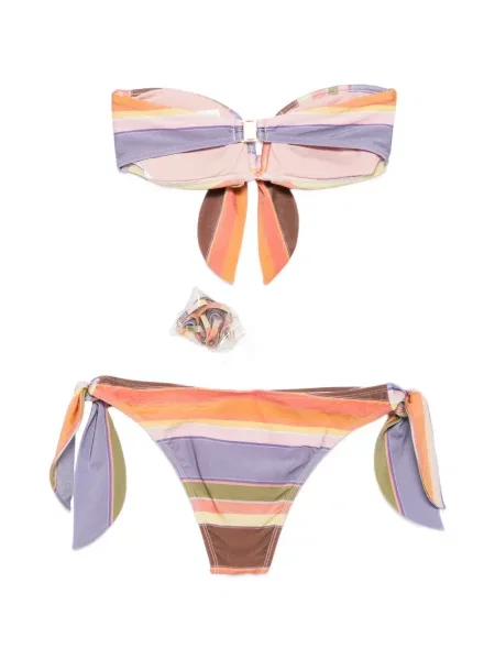 Bikini Zimmermann cu legături portocaliu