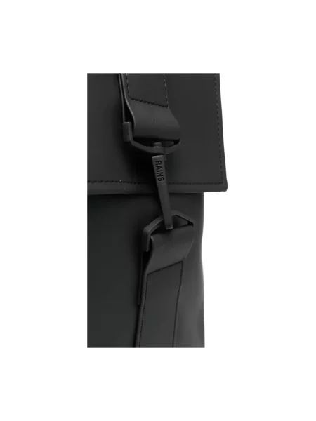Rains MSN Bag Black Unisex Plecaki i torby Rains Size: One size czarny