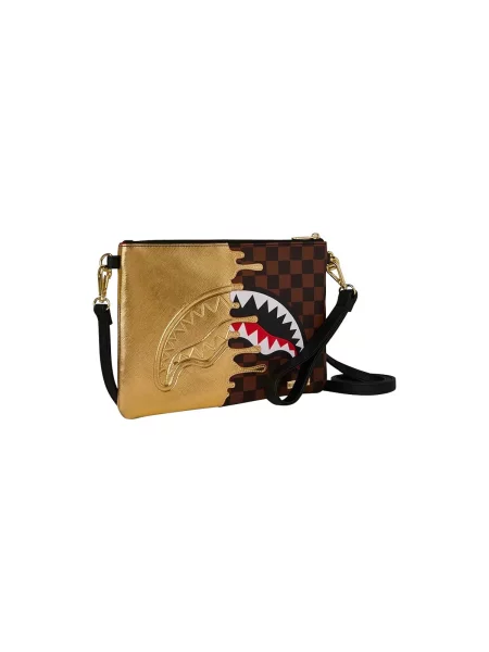 Geantă Sprayground din piele maro