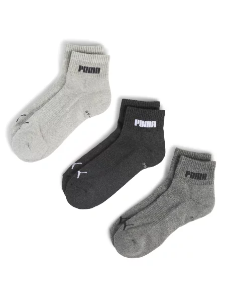 Skarpetki za kostkę PUMA Unisex 3 pary szare