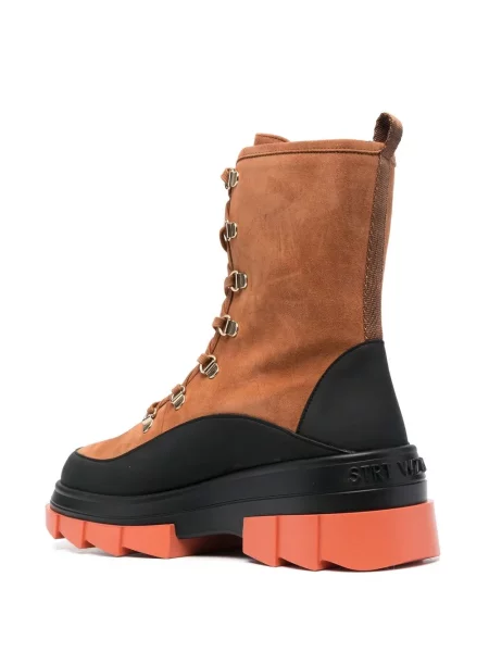 Členkové topánky Stuart Weitzman hnedá