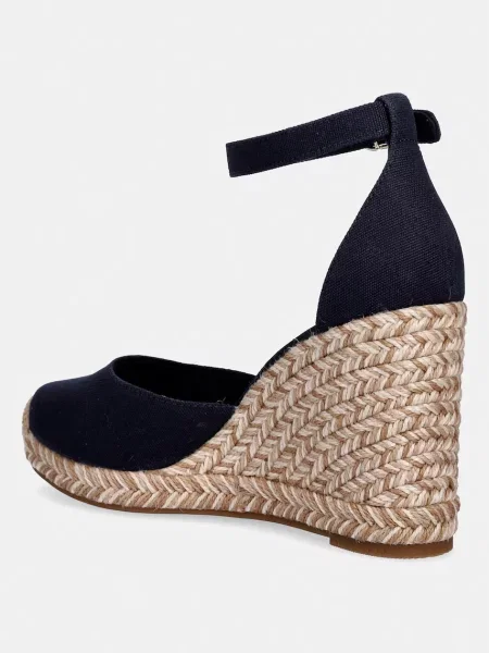 Tommy Hilfiger espadryle na koturnie FLAG HIGH WEDGE ESPAD CLOSED TOE