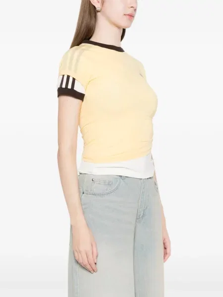 Nohavice Adidas hnedá