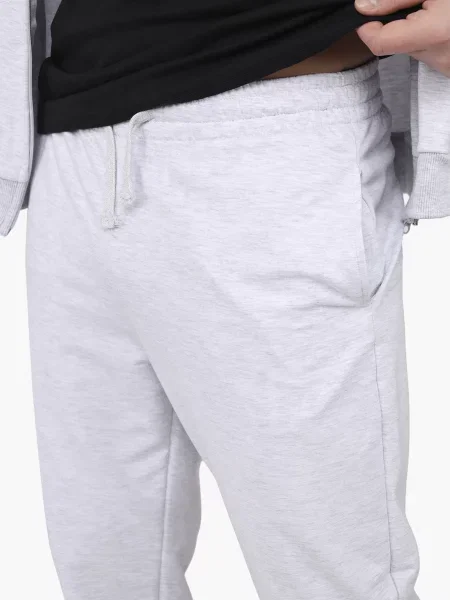 Спортивні штани YUKI світло-сірий бавовна/поліестер сірі