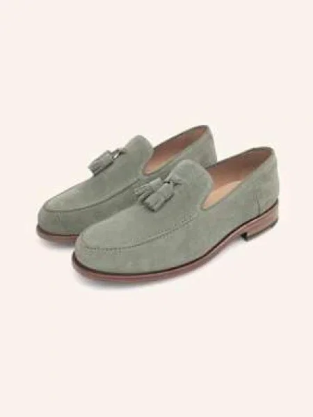 Henry Stevens Loafersy Haywood Tl gruen oliwkowe