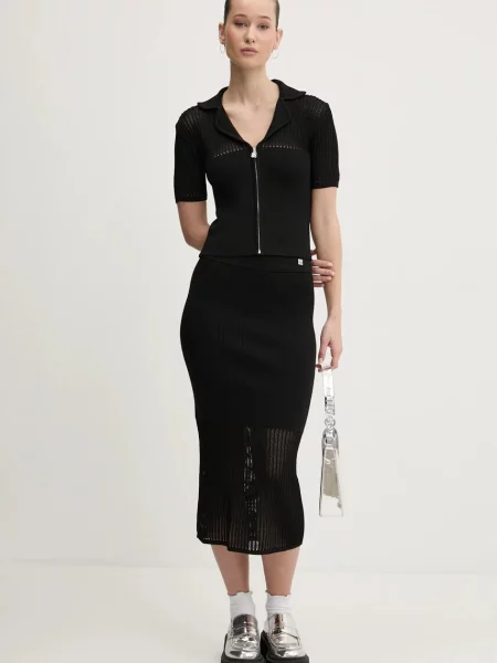 HUGO kardigan czarny