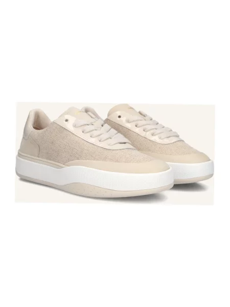 Sneakersy Geox skórzane beżowe