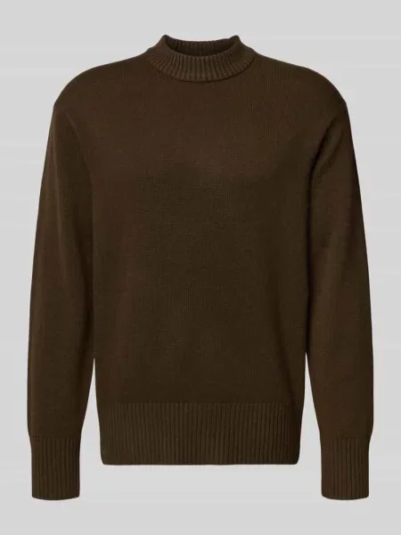 Sweter z dzianiny o kroju relaxed fit z mieszanki wełny i kaszmiru model ‘Calle’ Selected Homme