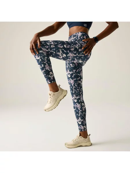 Wpływowe legginsy niebieskie