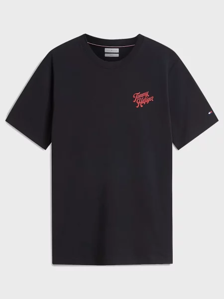 Футболка Tommy Hilfiger с принтом черная