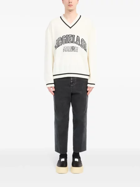 Pulover Mm6 Maison Margiela alb