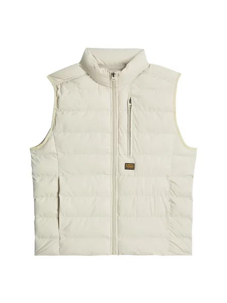 Pikowana kamizelka G-star beżowa