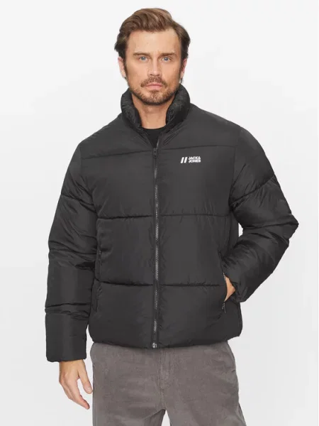 Jack&Jones Pernata jakna Crna Regular Fit bijela