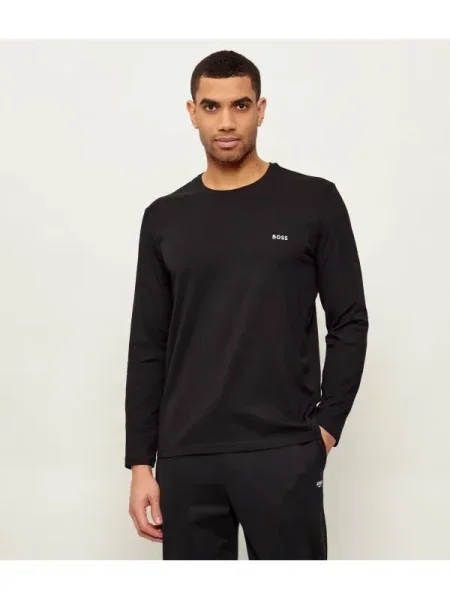 Tricou mânecă lungă Boss Black negru
