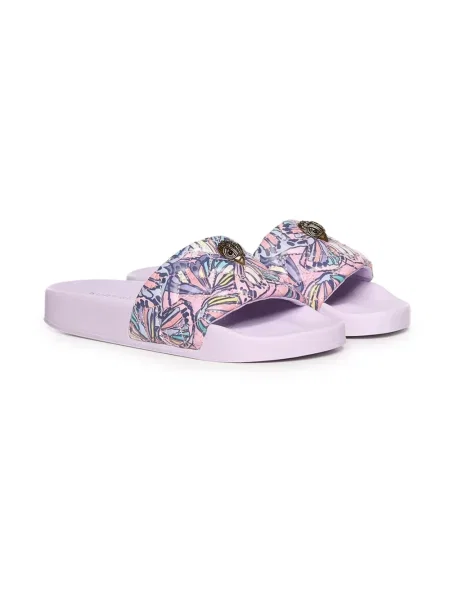 Kurt Geiger London klapki Meena Eagle Lilac fioletowe